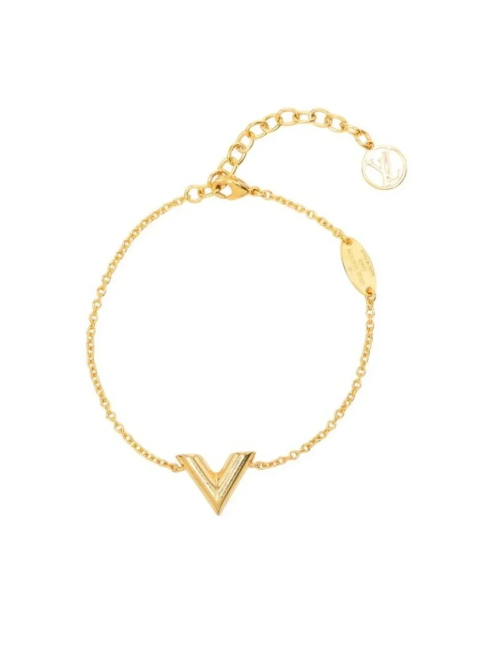 Louis Vuitton Essential V Bracelet Gold Plated